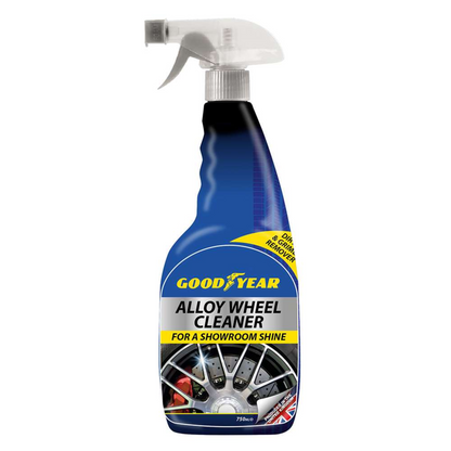 Goodyear Car Alloy Wheel Clearer Dirt Grime Cleaning Shine Spray 750ml