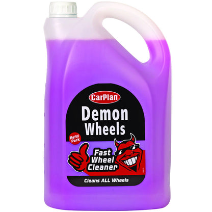 CarPlan Demon Wheels Fast Wheel Cleaner 5 Litres Showroom Finish Car Brake Dust