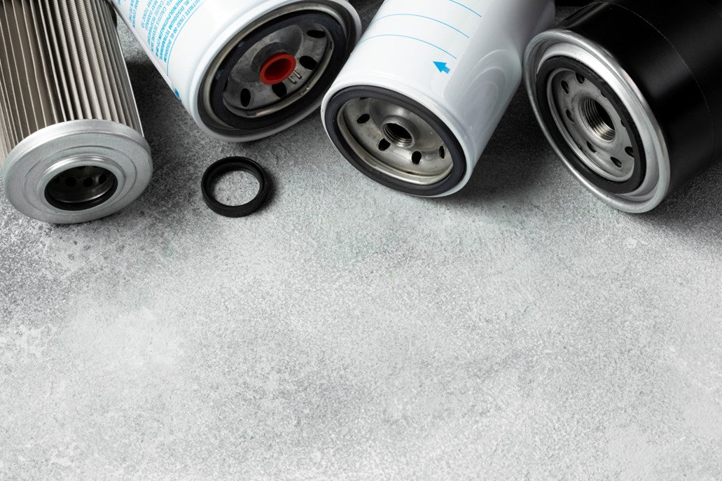 Car fuel filter installed in engine bay improving fuel efficiency