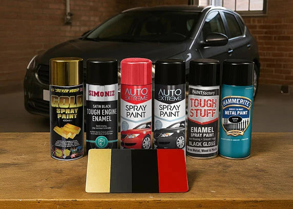 Premium car spray paint for easy, durable vehicle colour touch-ups and restoration and scratch repair