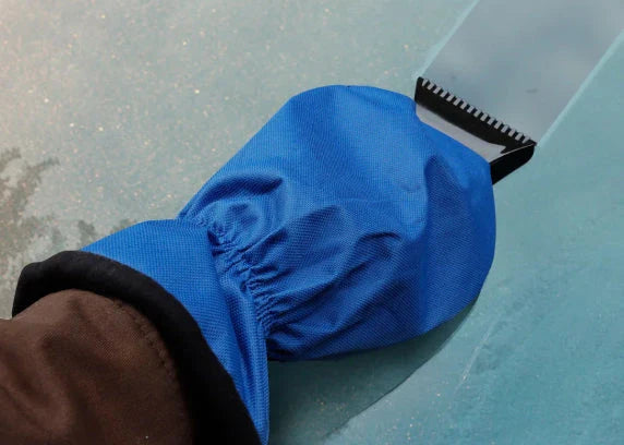 Durable vehicle snow and ice remover for clearing frost and maintaining visibility