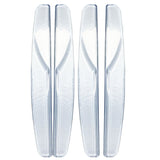 Simply Clear Slimline Door Guards Pack of 4; slim transparent guards to protect vehicle doors from scratches