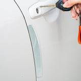 Simply Clear Slimline Door Guards Pack of 4; slim transparent guards to protect vehicle doors from scratches