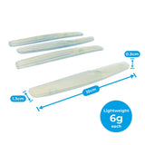 Simply Clear Slimline Door Guards Pack of 4; slim transparent guards to protect vehicle doors from scratches