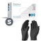 Simply Sanitize 100Pk Small Black Nitrile Gloves