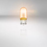 OSRAM 501 12V WY5W Diadem Chrome Amber Wedge Bulbs (Twin Blister)