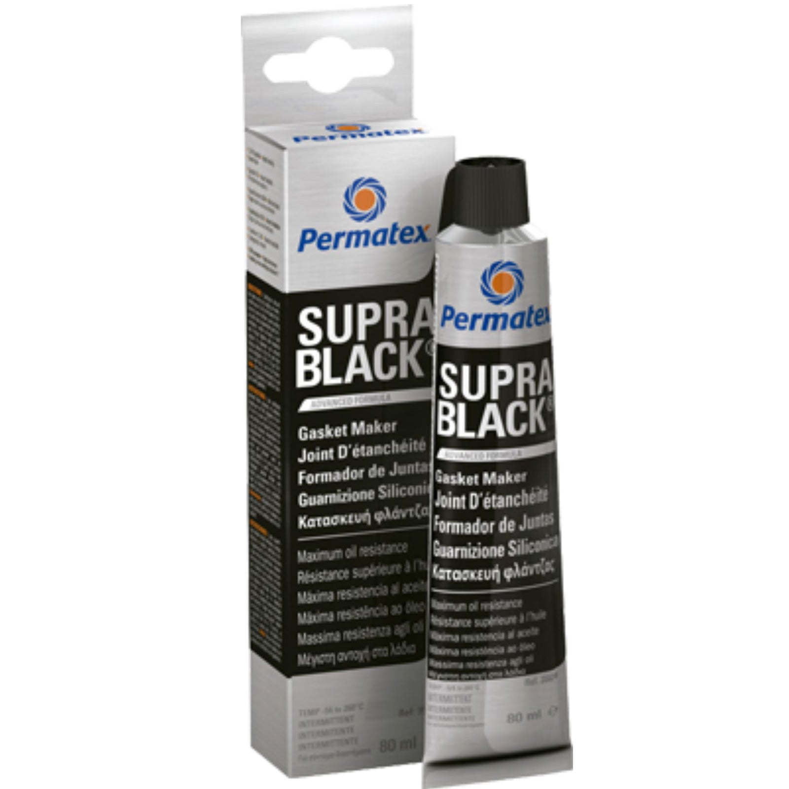 Permatex Pro Supra Black Gasket Maker 80ml