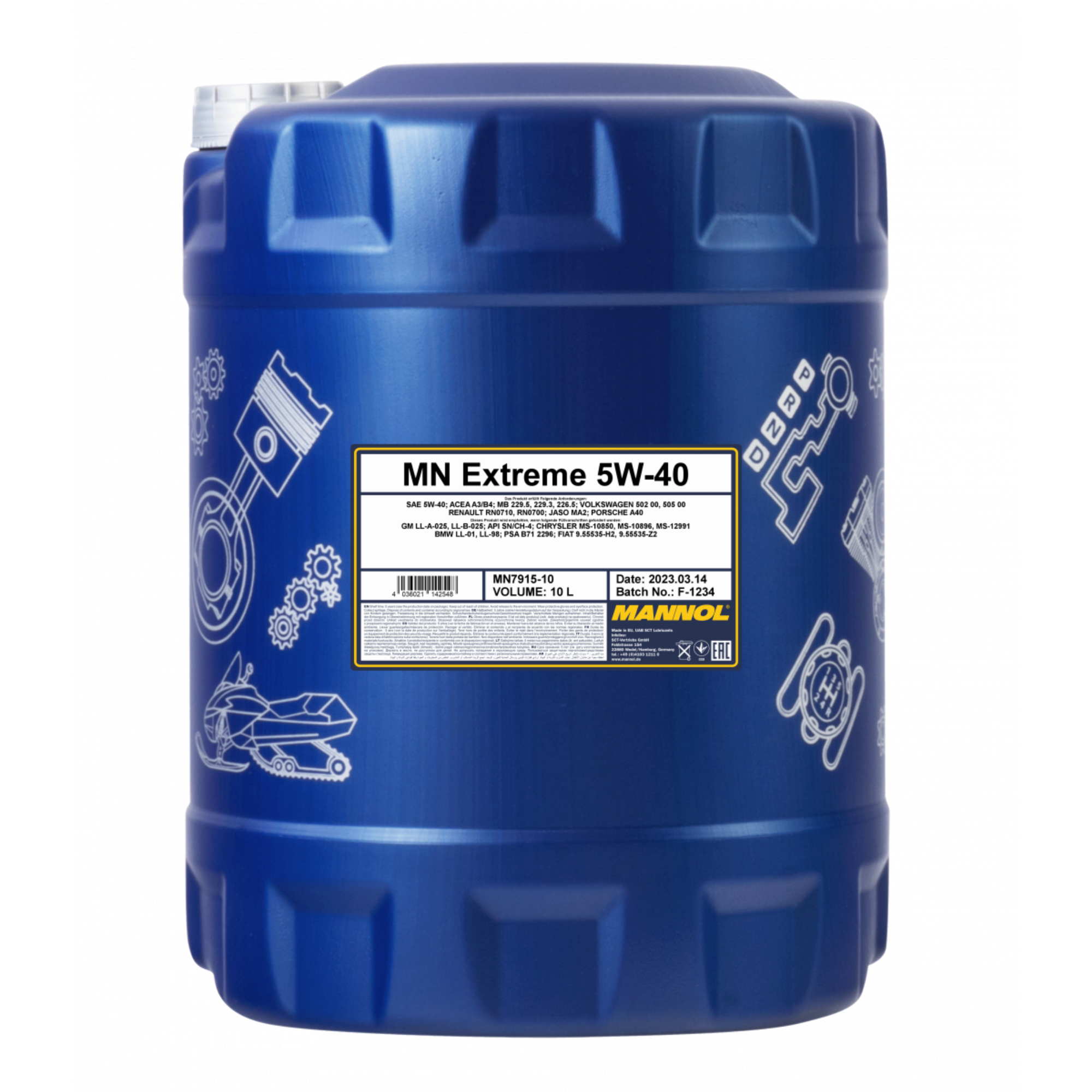 MANNOL Extreme Engine Oil 5W-40 10L