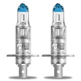 Osram H1 halogen headlight bulbs, +150% brighter twin pack.
