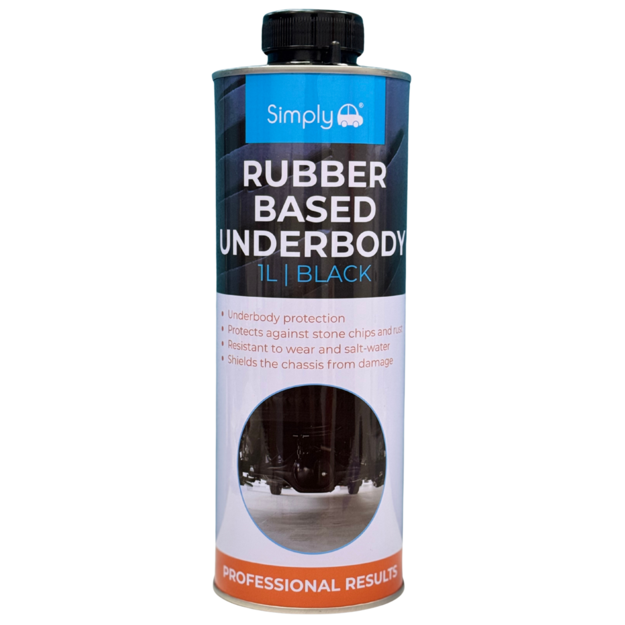 SIMPLY AUTO BLACK RUBBER BASED UNDERBODY 1L