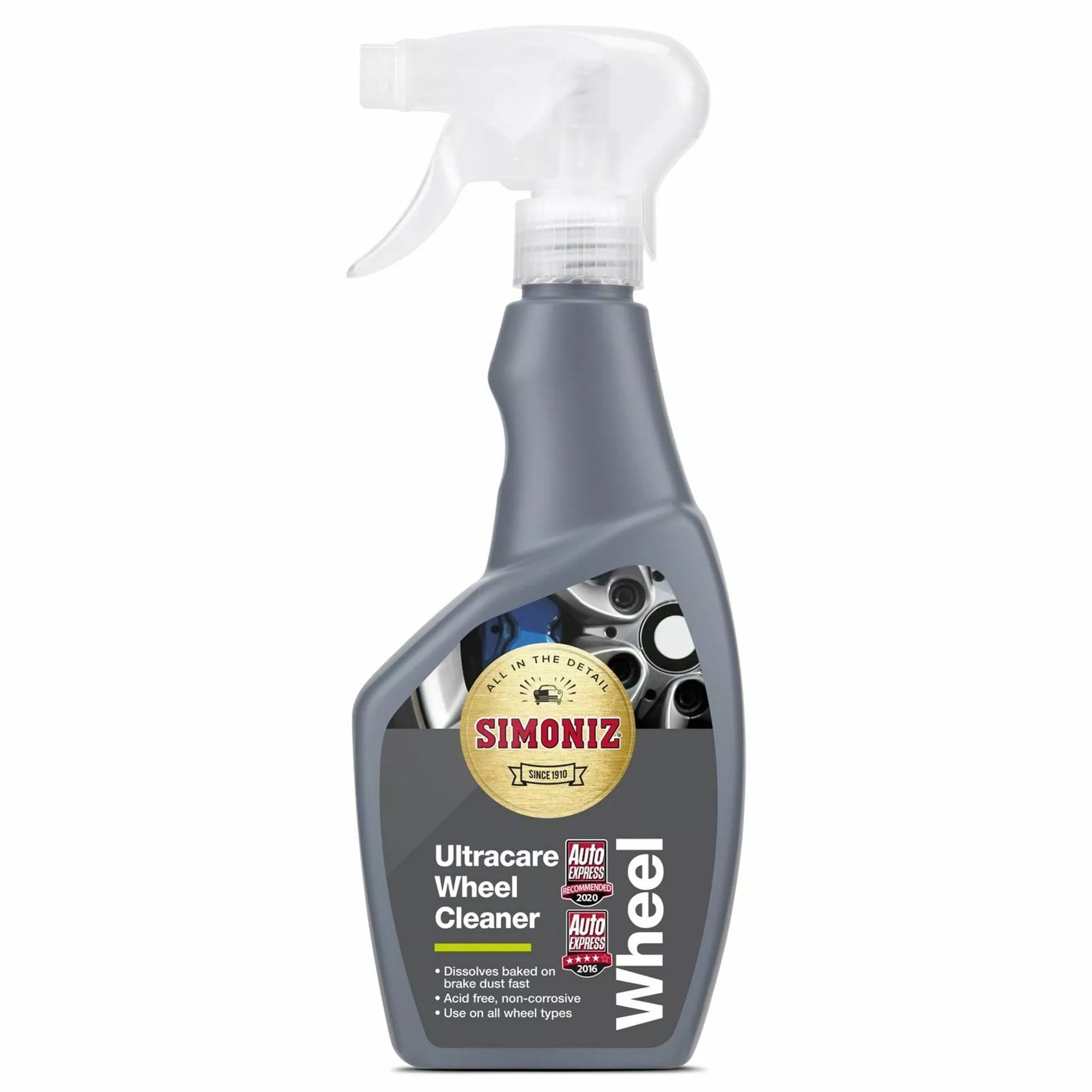 Simoniz Ultracare Wheel Cleaner Powerful Acid Free Non-Corrosive Spray 500 mL