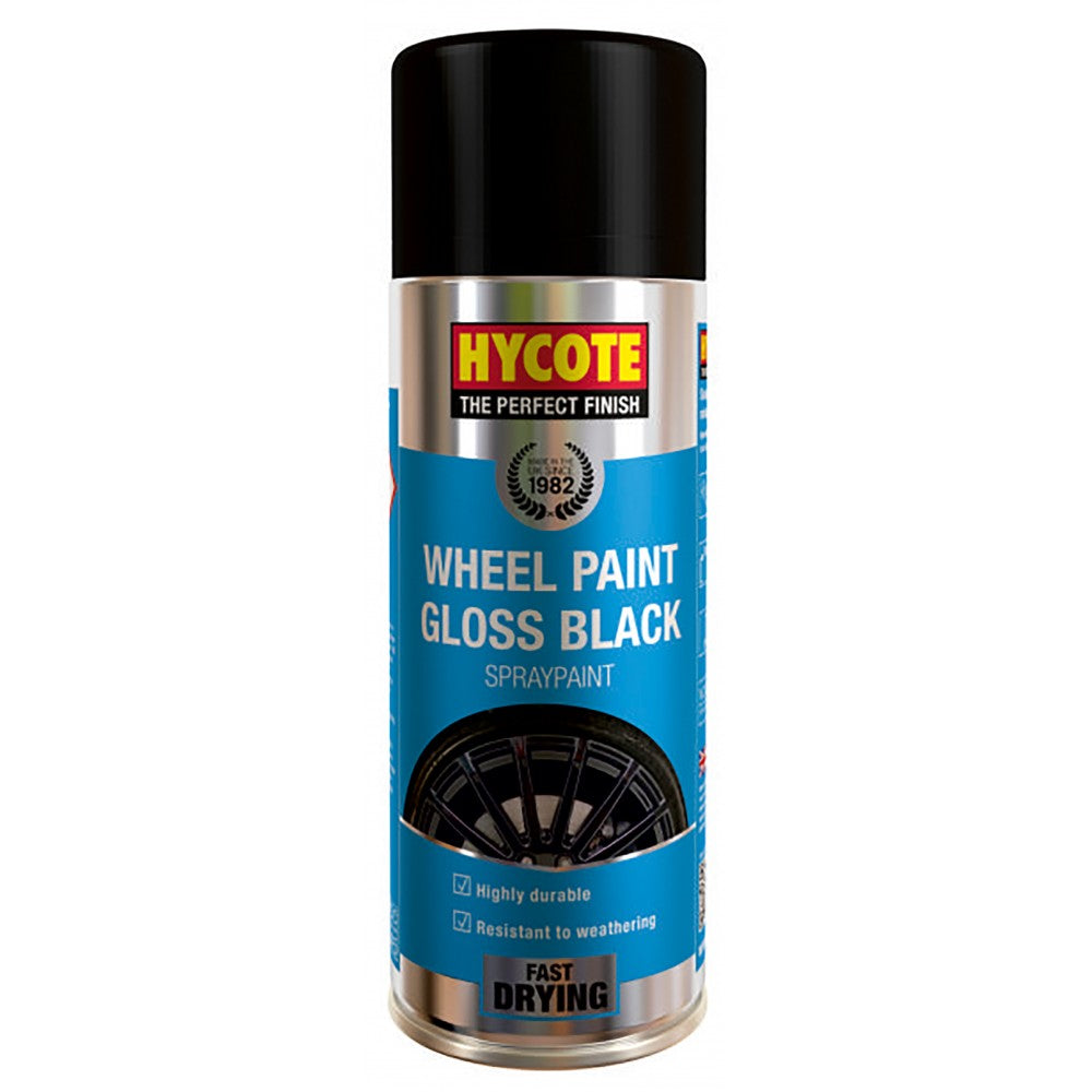 Hycote Wheel Paint Gloss Black 400ml