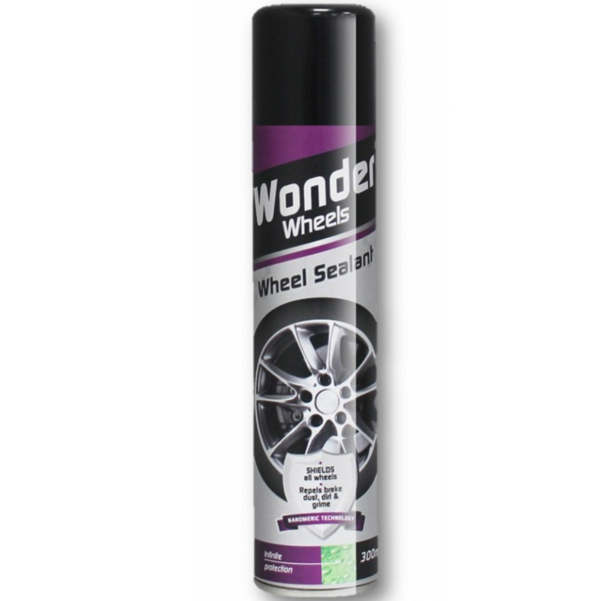 Wonder Wheels Wheel Sealant Instant Shields Repels Brake Dust Dirt Grime 300ml