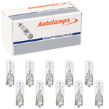 286X Replacement 12V 2.3W Dashboard & Panel Wedge Bulbs (Pack Of 10)