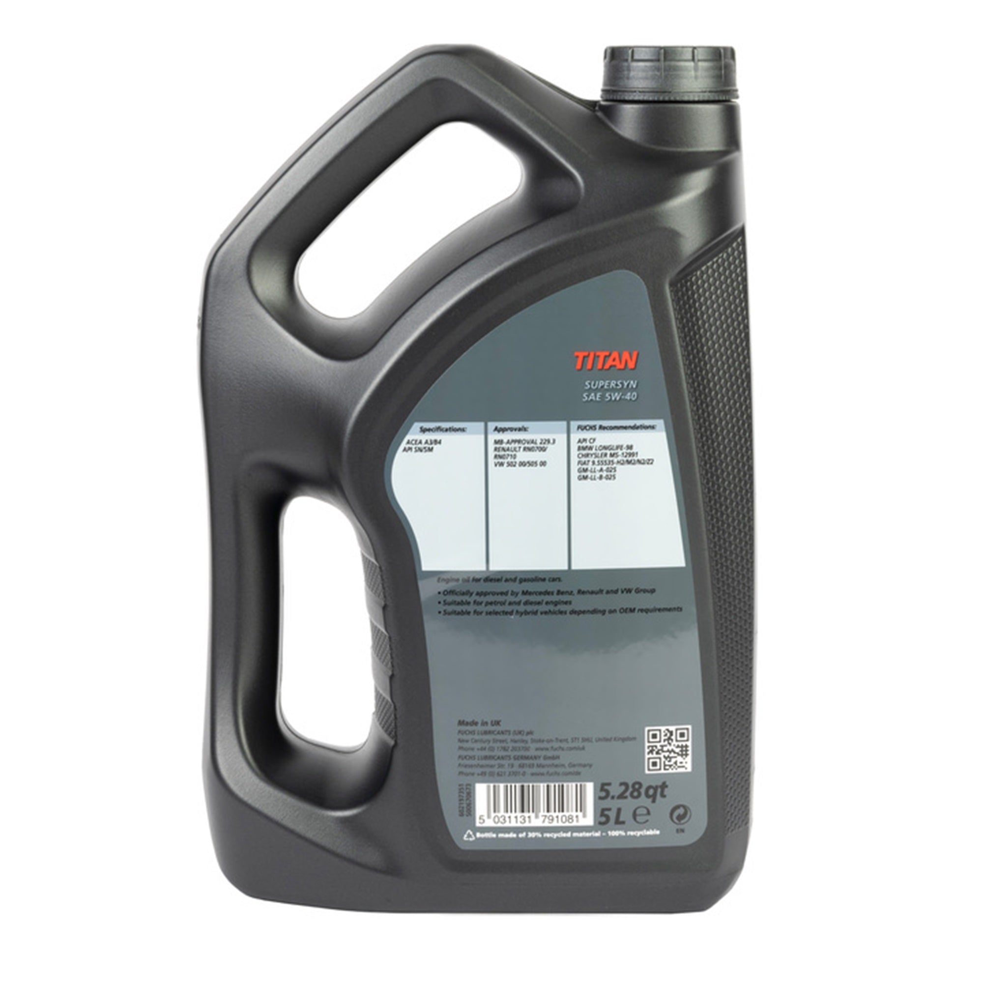 Fuchs Titan Supersyn 5w-40 5L