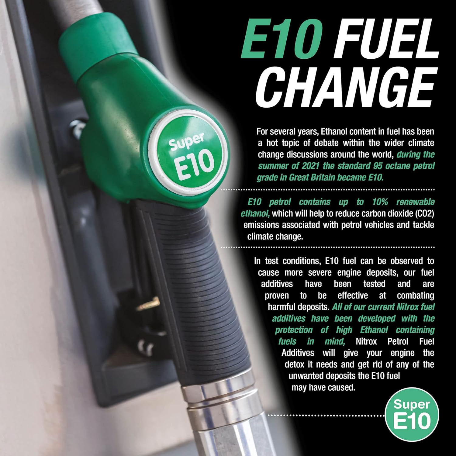 Nitrox Cat Clean Petrol 500ml