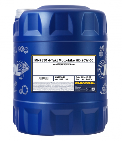 MANNOL 4-Takt Motorbike HD 20W-50 7830 20L