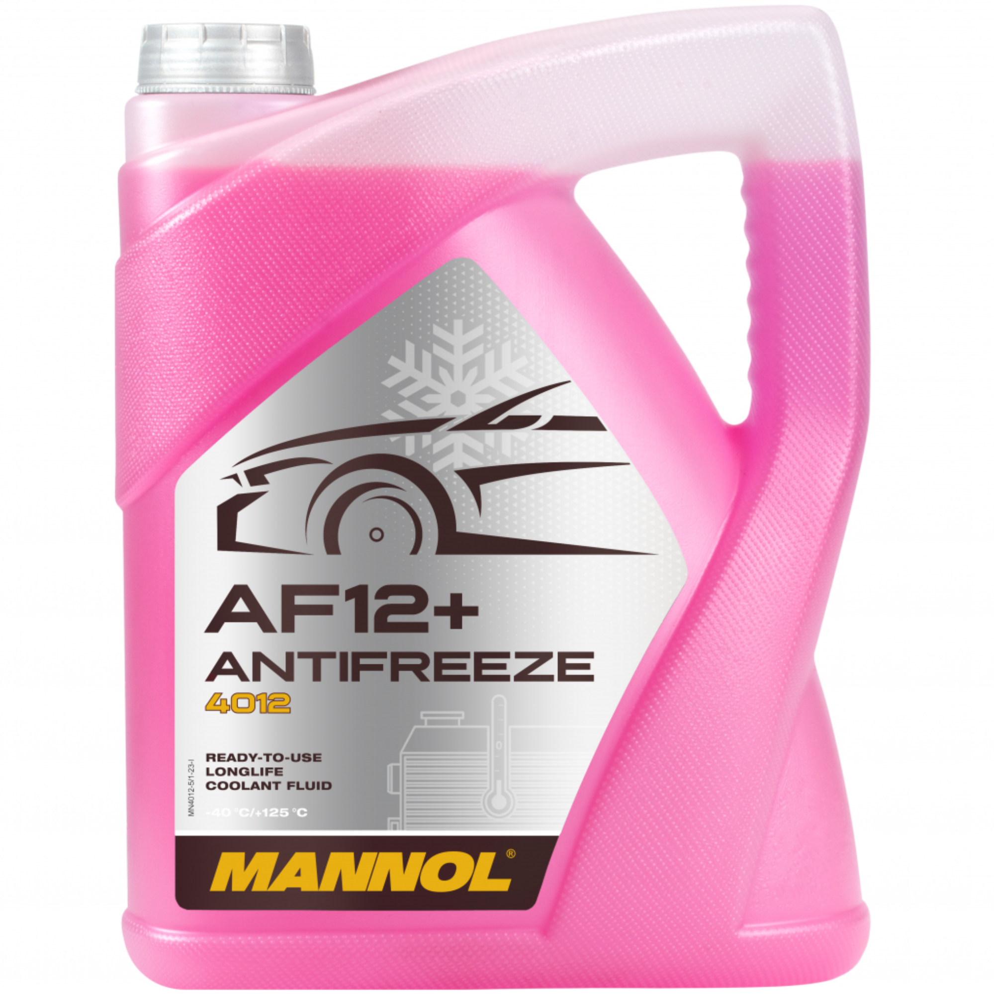 MANNOL Antifreeze AF12+ (-40 °C) Longlife 4012 5 Litres