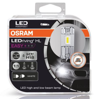Osram H7 H18 Led HL Easy (Twin Pack)