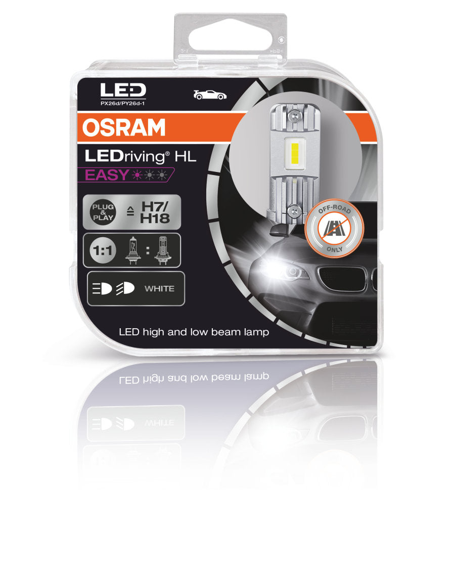 Osram H7 H18 Led HL Easy (Twin Pack)