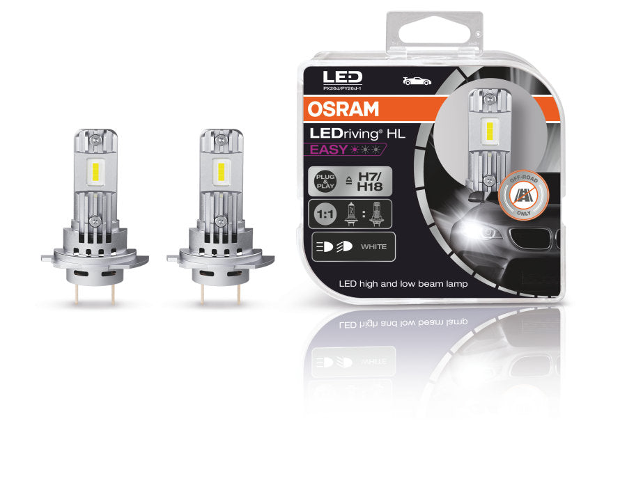 Osram H7 H18 Led HL Easy (Twin Pack)