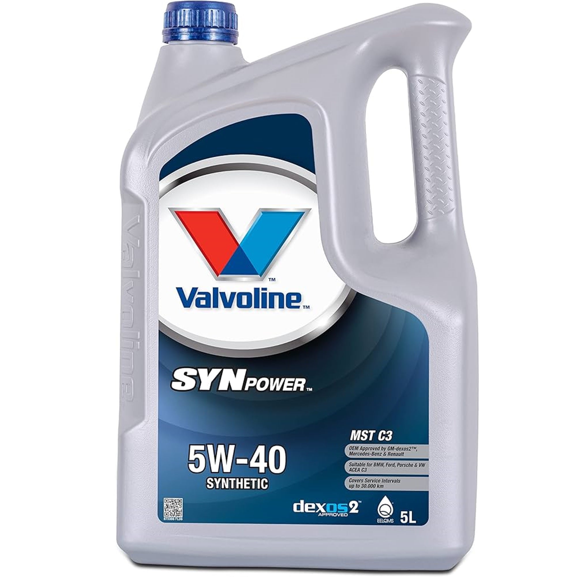 Valvoline Synpower Mst Engine Oil C3 5W-40 5L