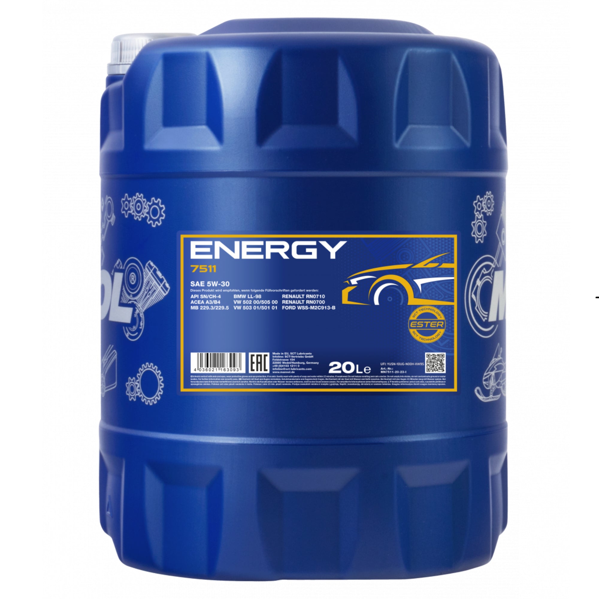 MANNOL Energy Engine Oil 5W-30 20L
