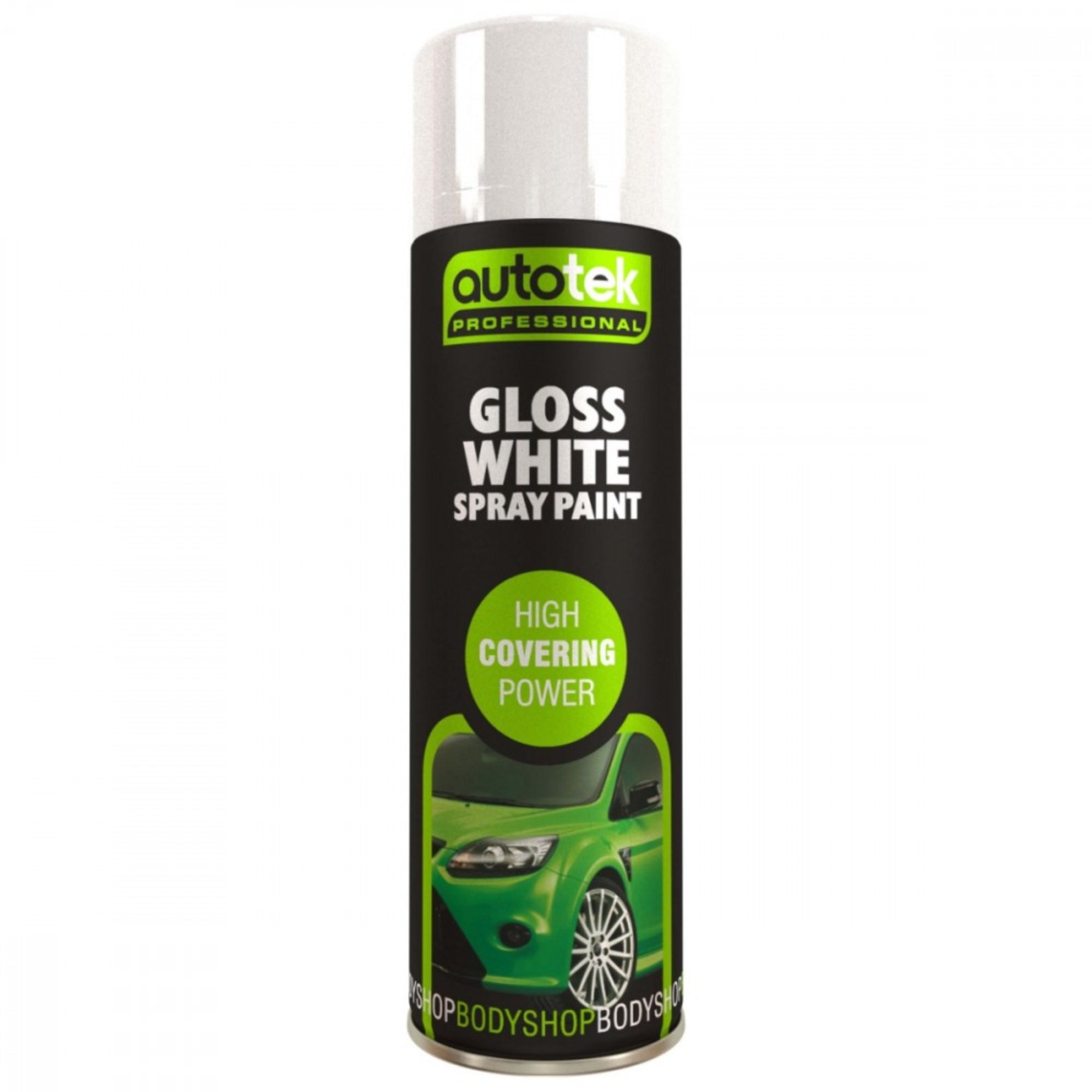 Autotek Gloss White Spray Paint 500ml