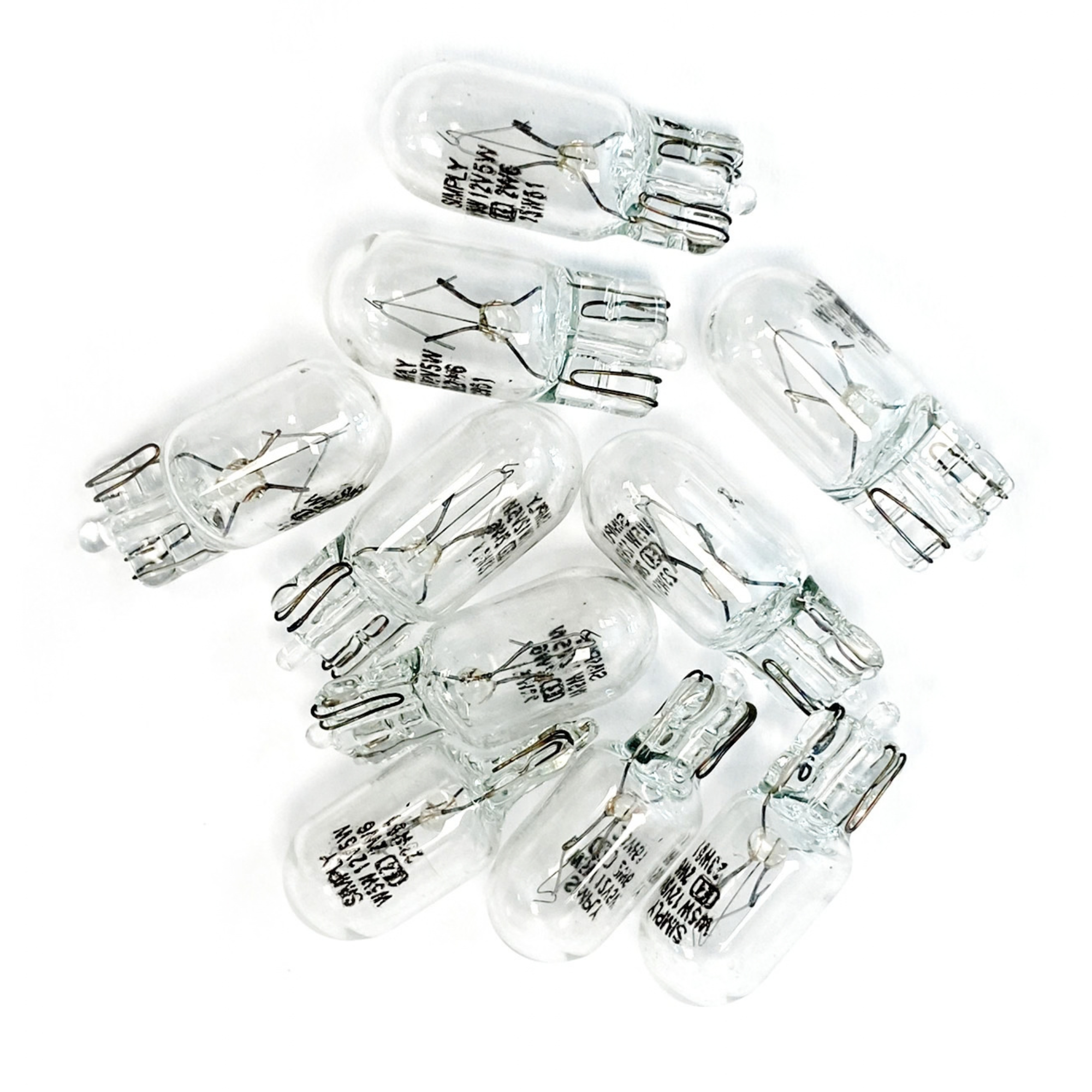 501 12V W5W Wedge Bulbs (Pack Of 10)