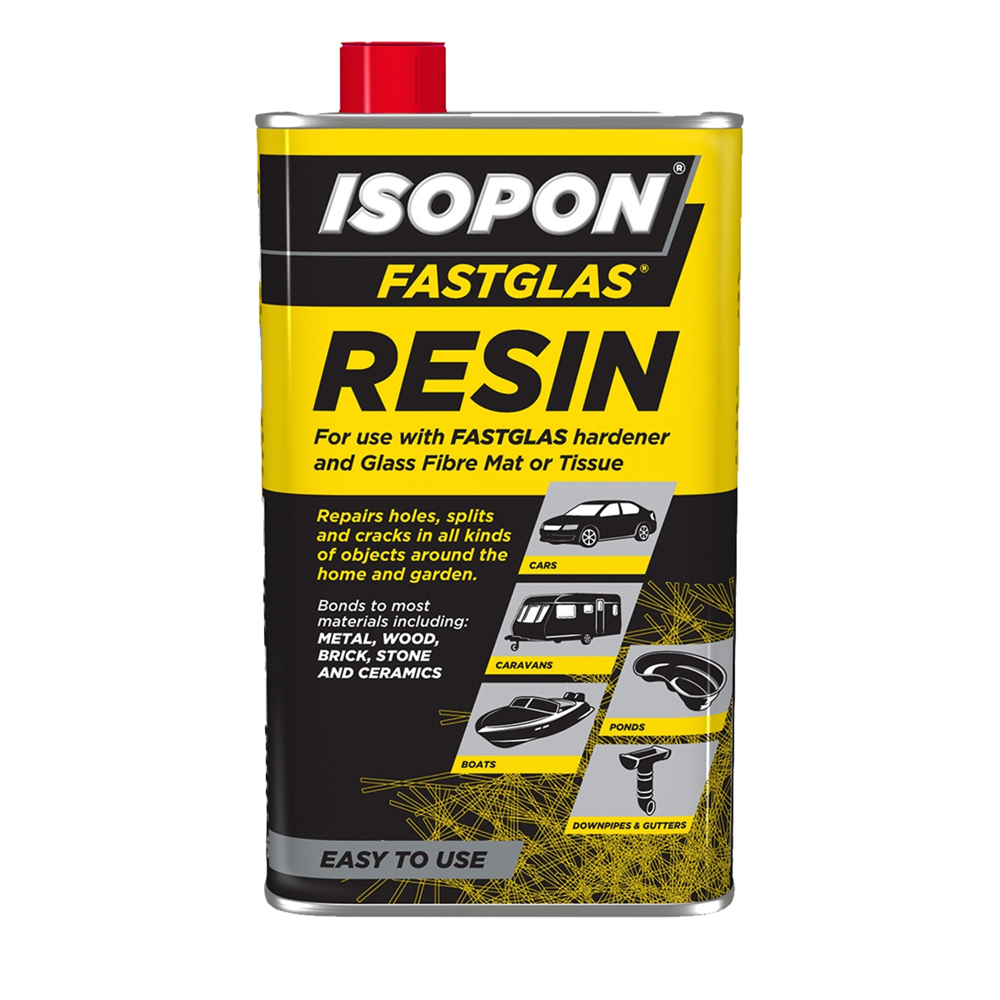 Isopon FASTGLAS - Laminating Resin 500ml