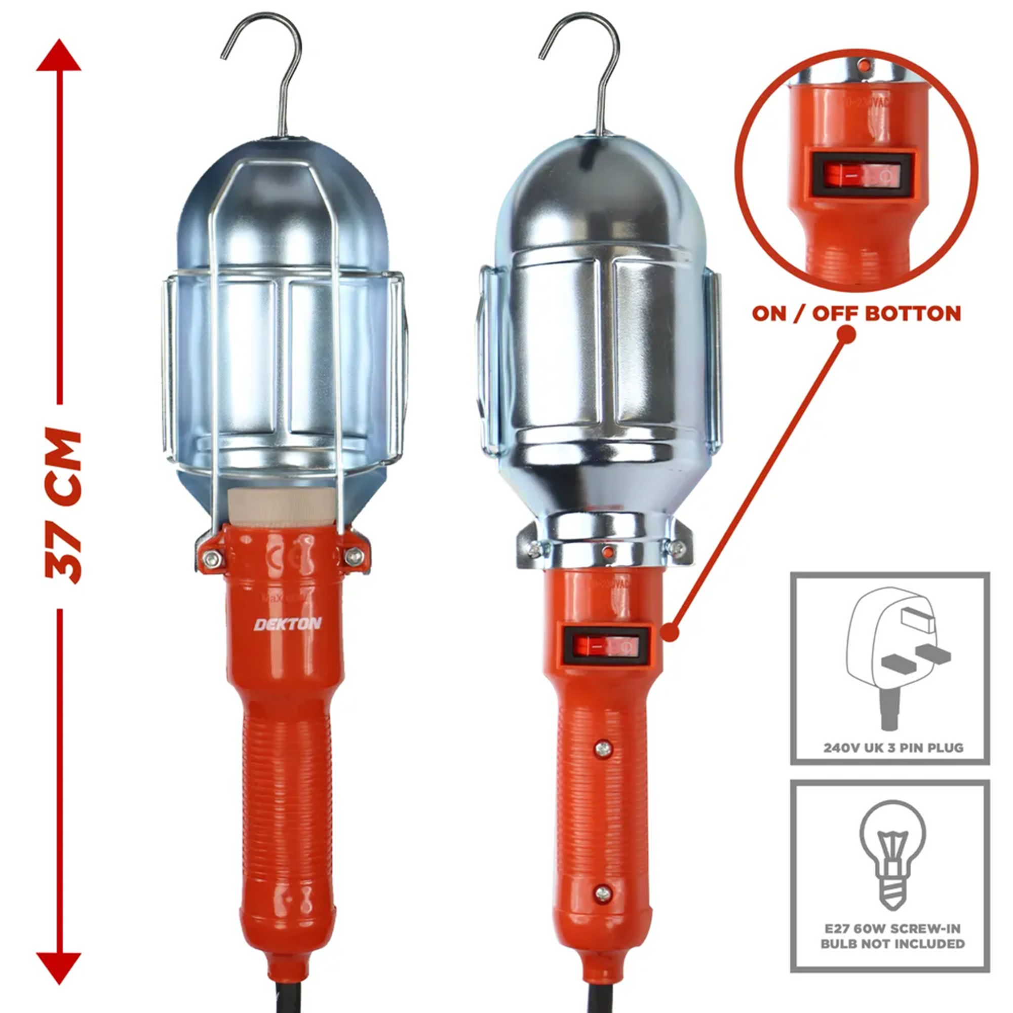 Dekton Corded Inspection Lamp