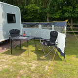 Maypole 3 Panel Steel Poled Windbreak
