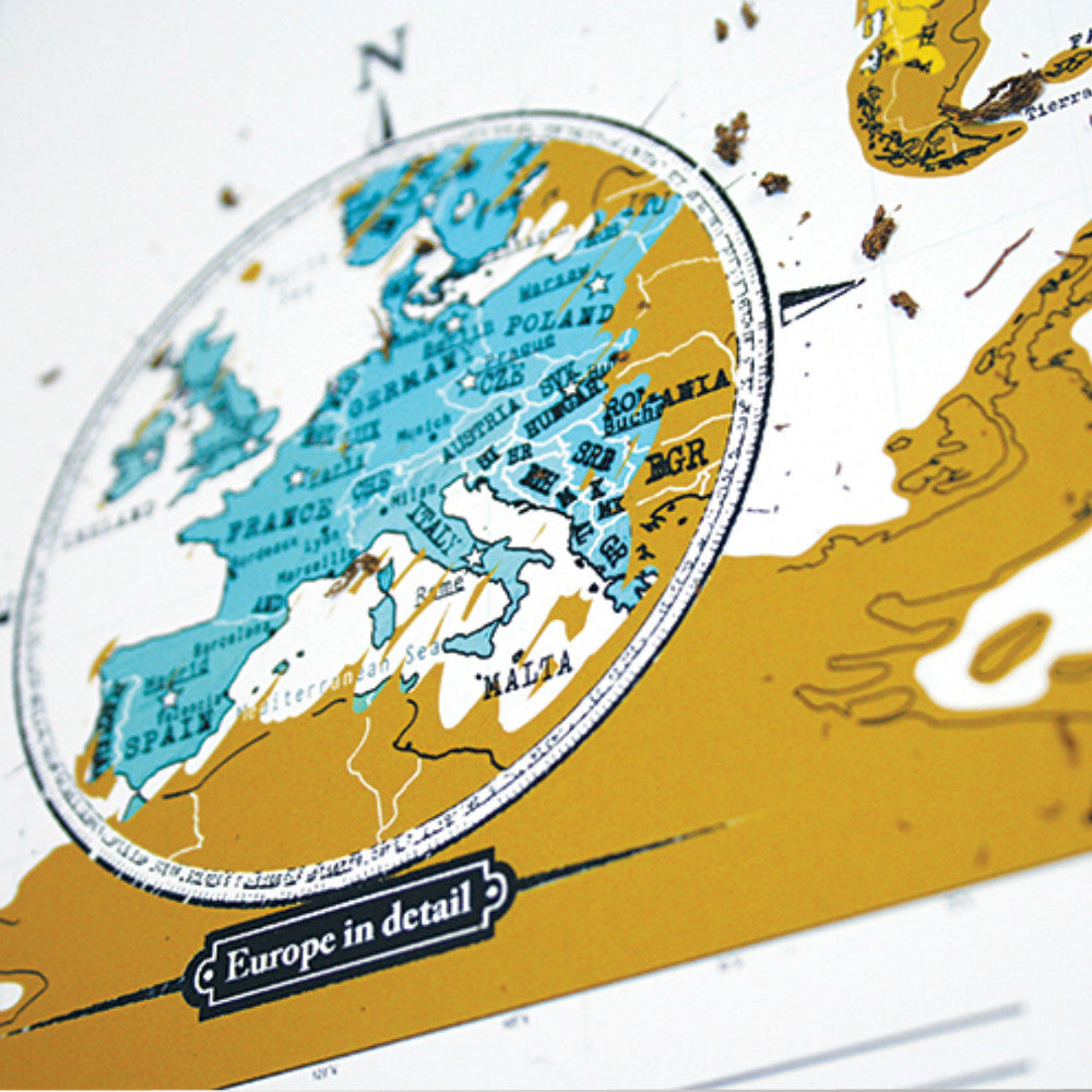 LUKSTRA Scratch Map Travel