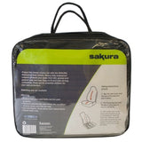 Sakura Front Seat Protectors for cars; waterproof and durable covers to protect seats from dirt, spills, and wear