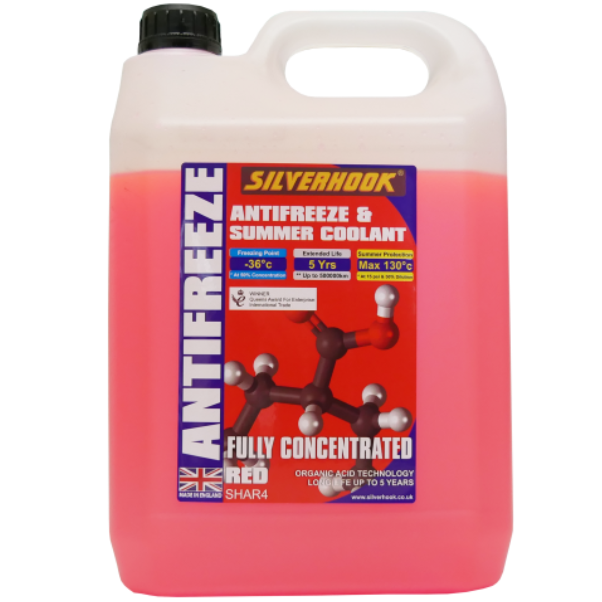 Silverhook Antifreeze Red Fully-Con 4.54L