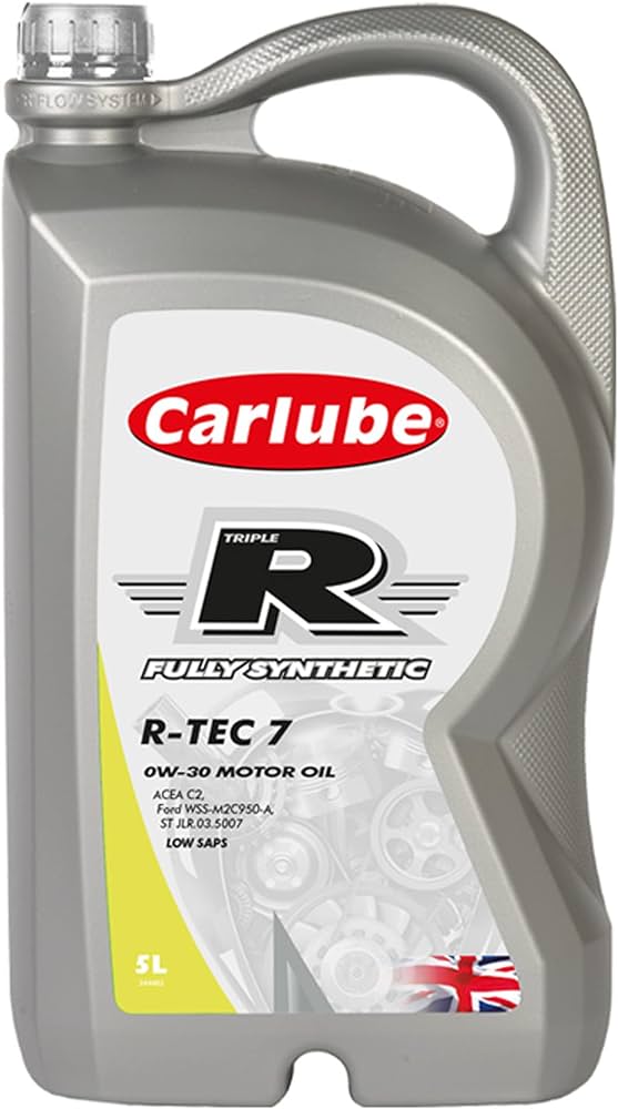 Carlube Triple R 0W-30 C2 F Fully Synthetic Engine Oil R-TEC 7 5L