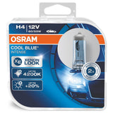 OSRAM H4 472 Cool Blue Intense Headlight Bulbs 12V 60/55W P43t 4200K (Twin Pack)