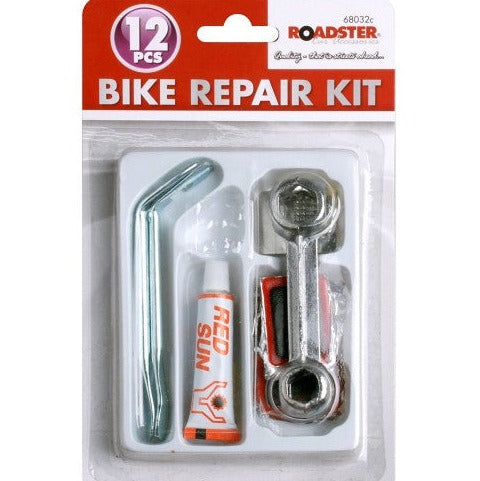 Roadster 12Pc Bike Bicycle Repair Kit