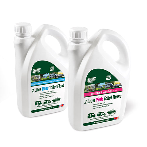 Maypole Superior Toilet Rinse & Fluid Twin Pack 2 Litre
