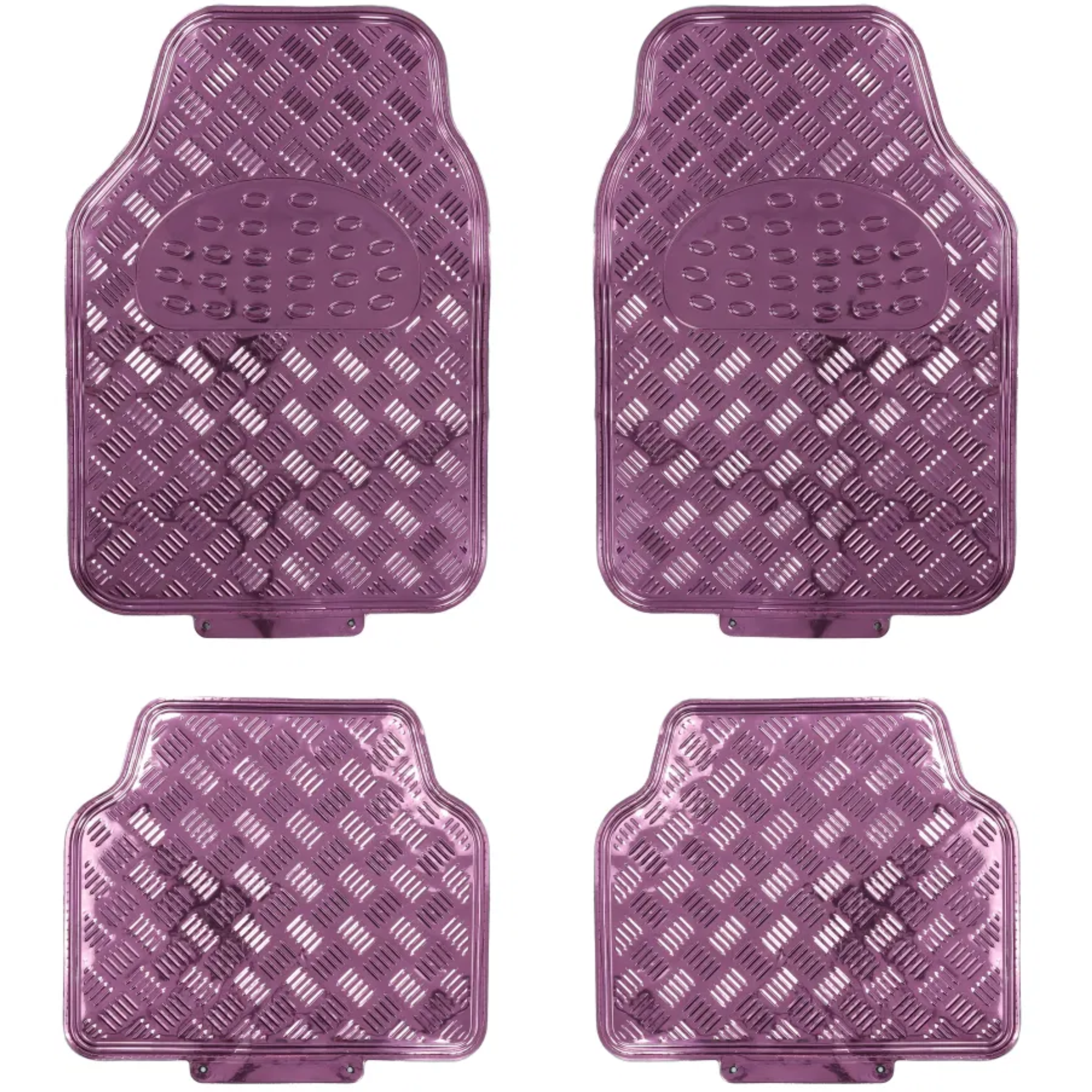 Streetwize Think Pink 4pce Checker Mat Set