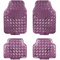 Streetwize Think Pink 4pce Checker Mat Set