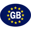 Simply Oval Gb Euro Adhesive Sticker