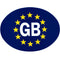 Simply Oval Gb Euro Adhesive Sticker