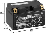 Yuasa 12V motorcycle battery, YTZ10S maintenance-free, high performance and reliable start.