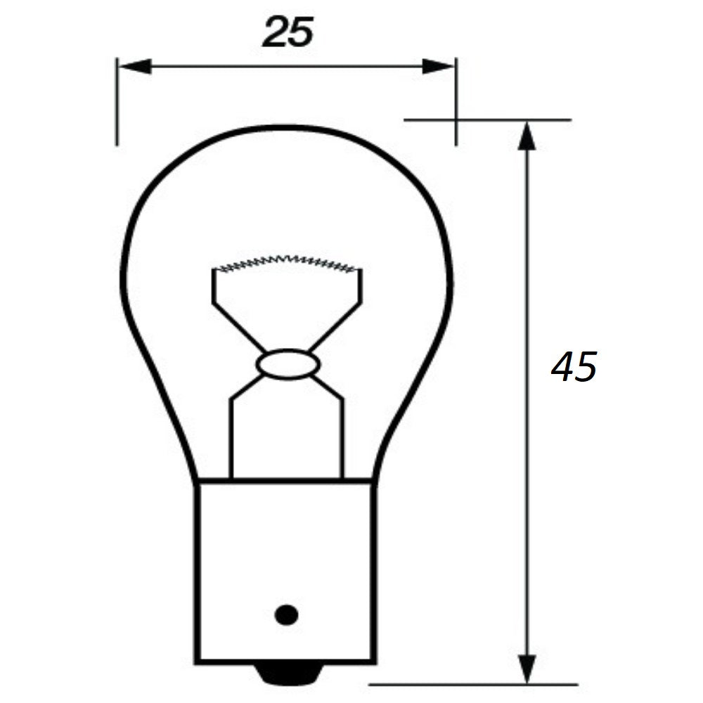 IgnitionLine 316 6V 18W Bayonet Bulbs (Twin Pack)