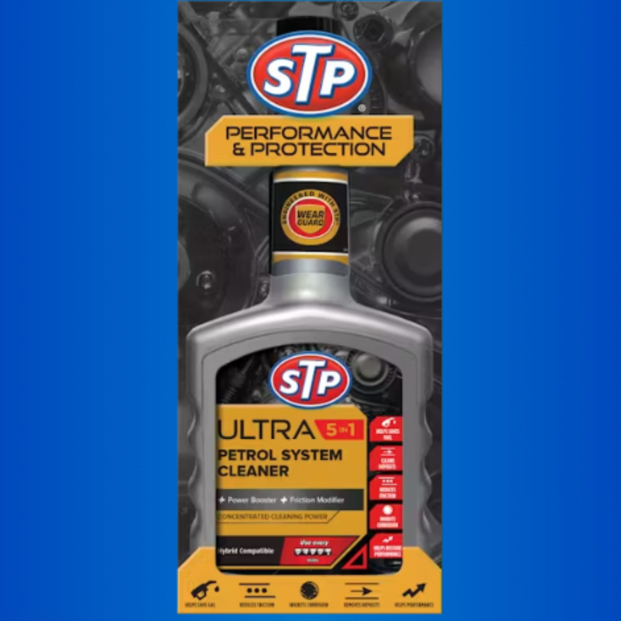 Stp Cleaning Power Ultra 5 In 1 Petrol System Cleaner 400 ml