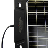 AA 13W solar car battery charger, portable, eco-friendly charging solution.