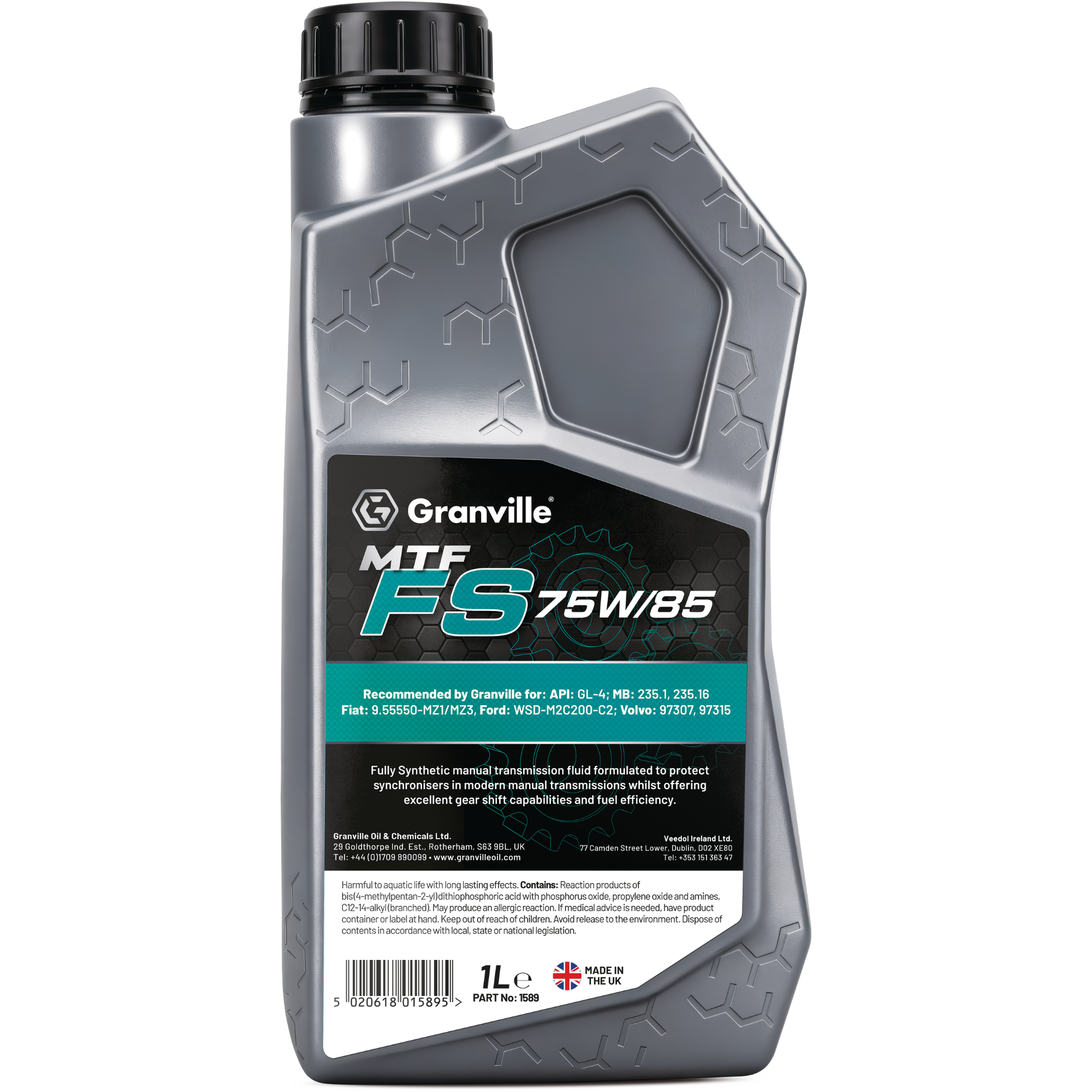 Granville MTF FS 75W85 Gear Oil 1 Litre