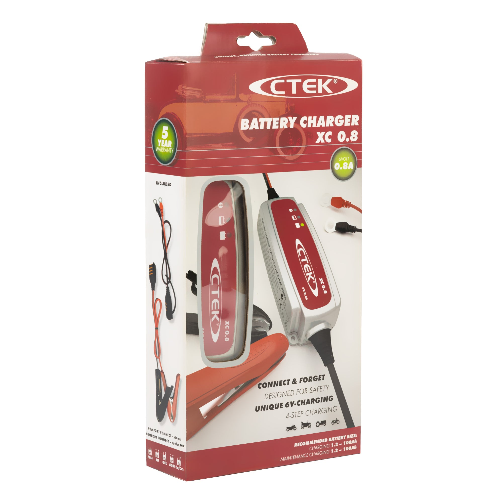 CTEK Charger 6V 0.8A 4 Stage