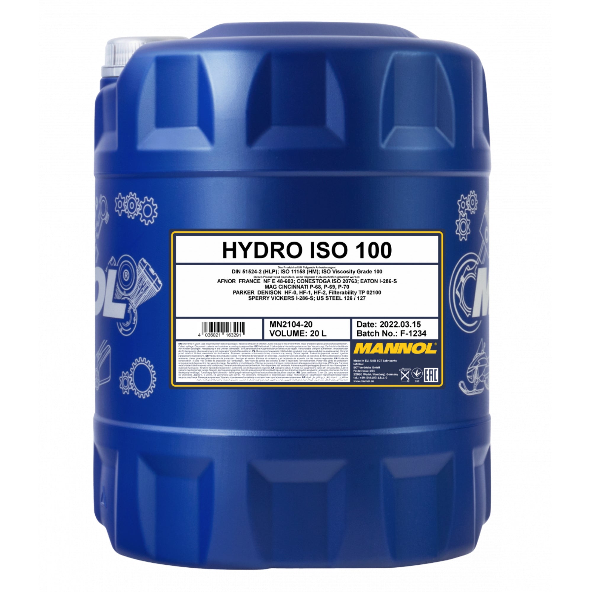 MANNOL Hydro ISO 100 2104 20L